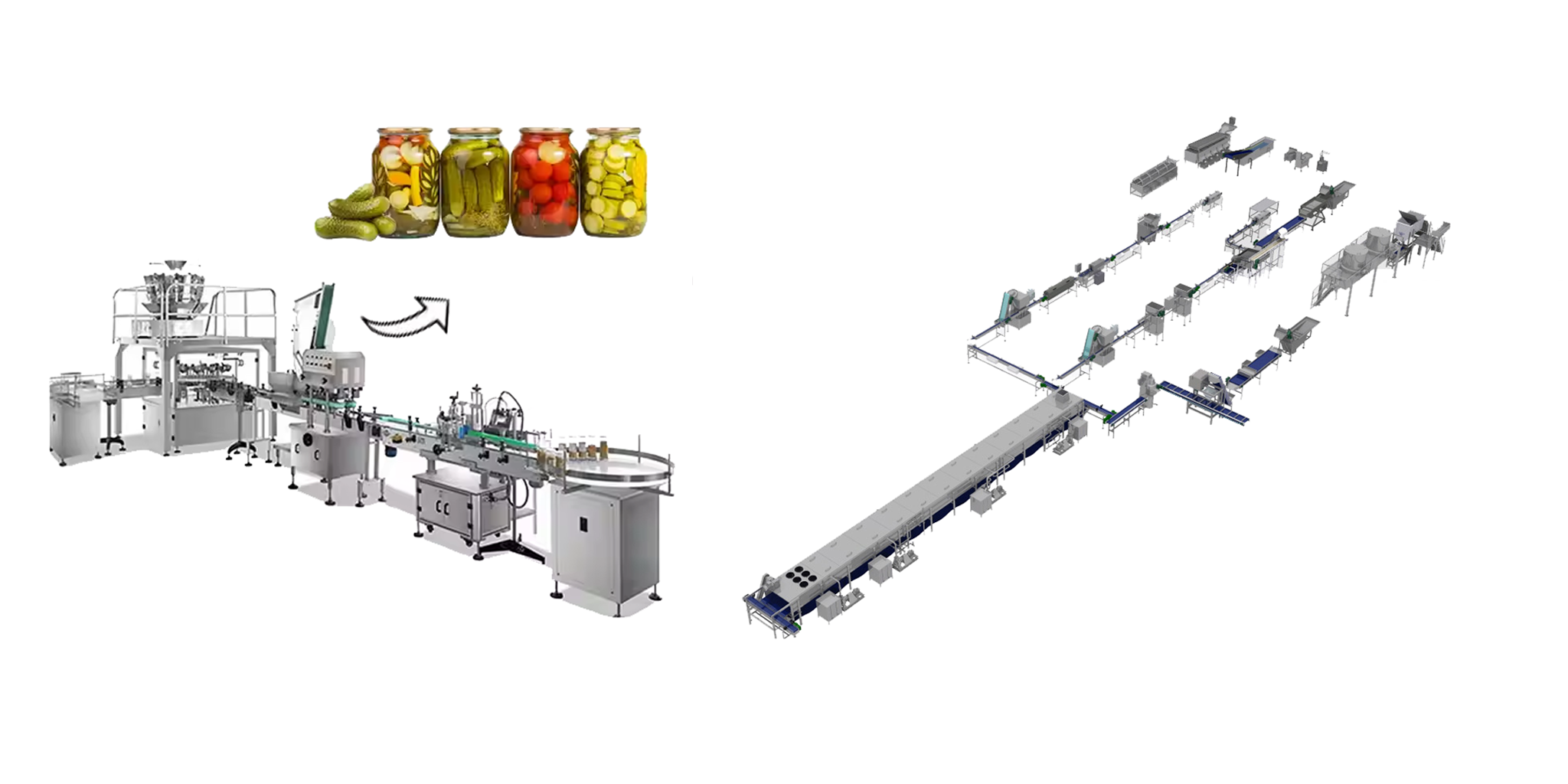 خط إنتاج المخللات والخضروات المخللة